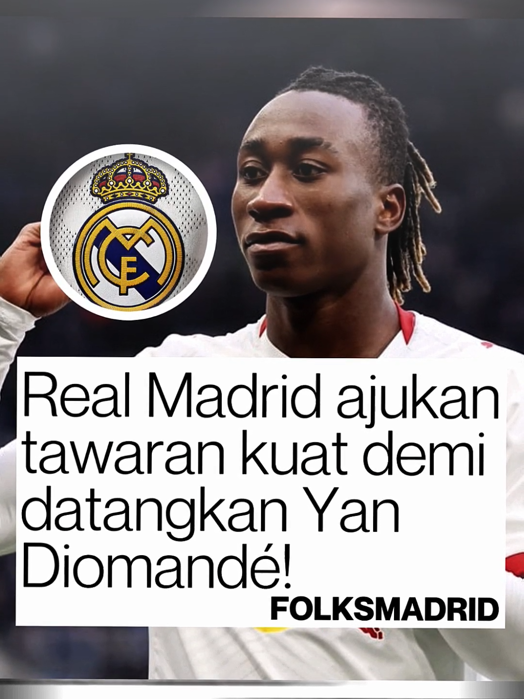 Real Madrid benar benar tancap gas untuk datangkan Yan Diomande. Fabrizio Romano melaporkan bahwa Madrid sudah mengajukan tawaran yang sangat kuat dan negosiasi masih terus berjalan. Nilai transfernya di sebut bisa mencapai total €120 juta.👀🔥 Arsenal dan Manchester City juga sempat menanyakan situasi Diomande. Tetapi menurut laporan yang sama, sang pemain tidak terbuka untuk bergabung dengan mereka. ❎ #fyp #yandiomande #bismillahfyp #presetalightmotion #footballedit 