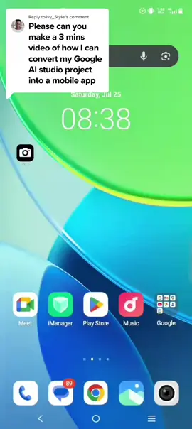 As requested a 3mins  tutorial on how to convert your Google AI studio project into a native mobile apk in less than 15mins #company #developers #googleaistudio #developersoftiktok #coding 