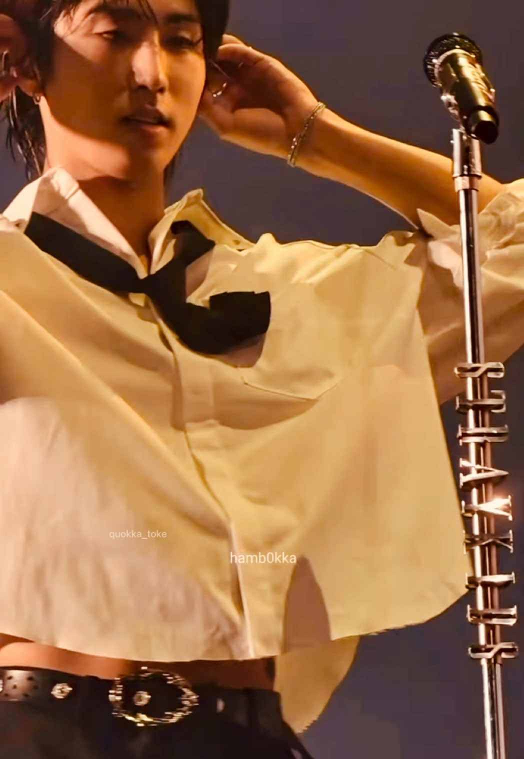 Han Jisung looked so handsome today at the concert im gunna pass out #hanjisung #straykids #skz 