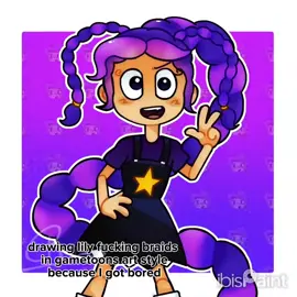 she's lowkey adorable in GAMETOONS art style #poppyplaytime #lilylovebraids  #ibispaintx  #art  #xyzbca 