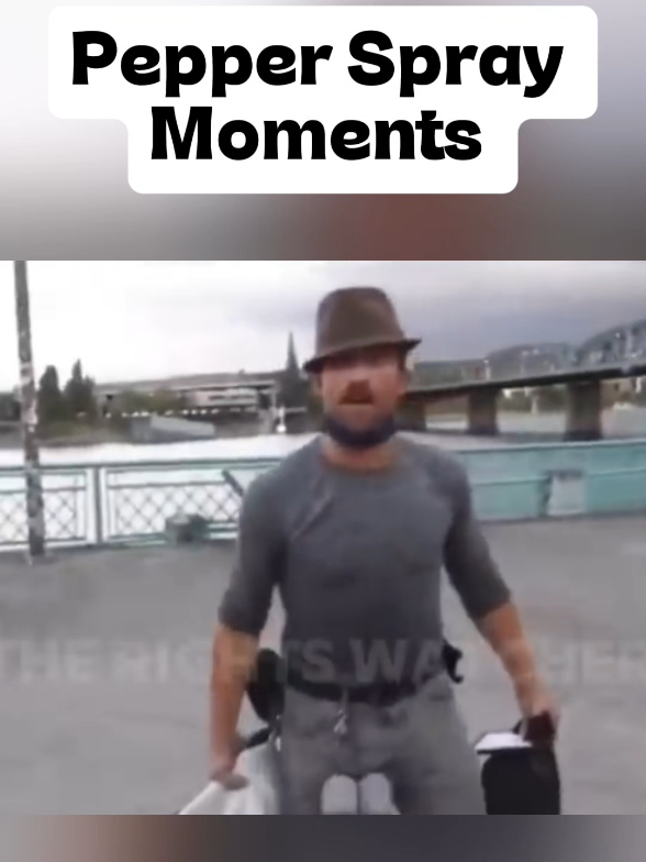 pepper spray moments #pepperspray #spray #pepper #momment 