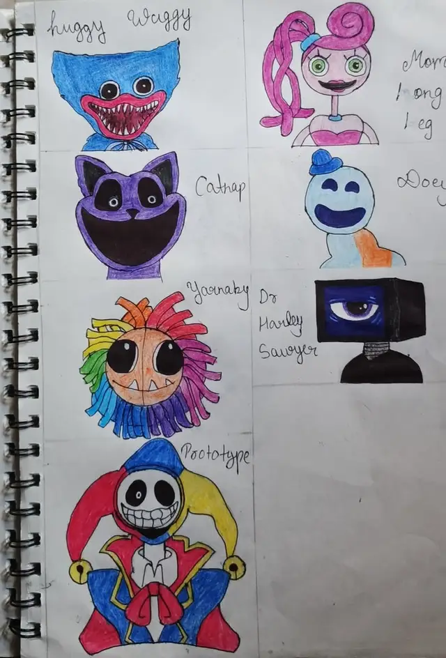 sorry for harley sawyer I am bad at drawing but try my best #poppyplaytime 