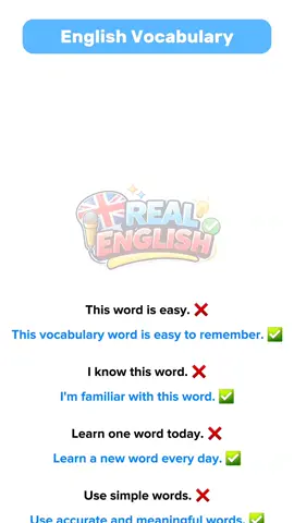 English Vocabulary | Learn Better Words Every Day 📚 Build a stronger English vocabulary with these simple and advanced sentences. Learn new words every day and improve your English speaking, reading, and writing skills. #EnglishVocabulary #LearnEnglish #Vocabulary #SpeakEnglish #creatorSearchInsights 