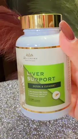 Dr. CROWN Liver Support Supplement 120 Cápsulas #TikTokShop #DrCrown #LiverSupport #SuplementoAlimenticio #CardoMariano  