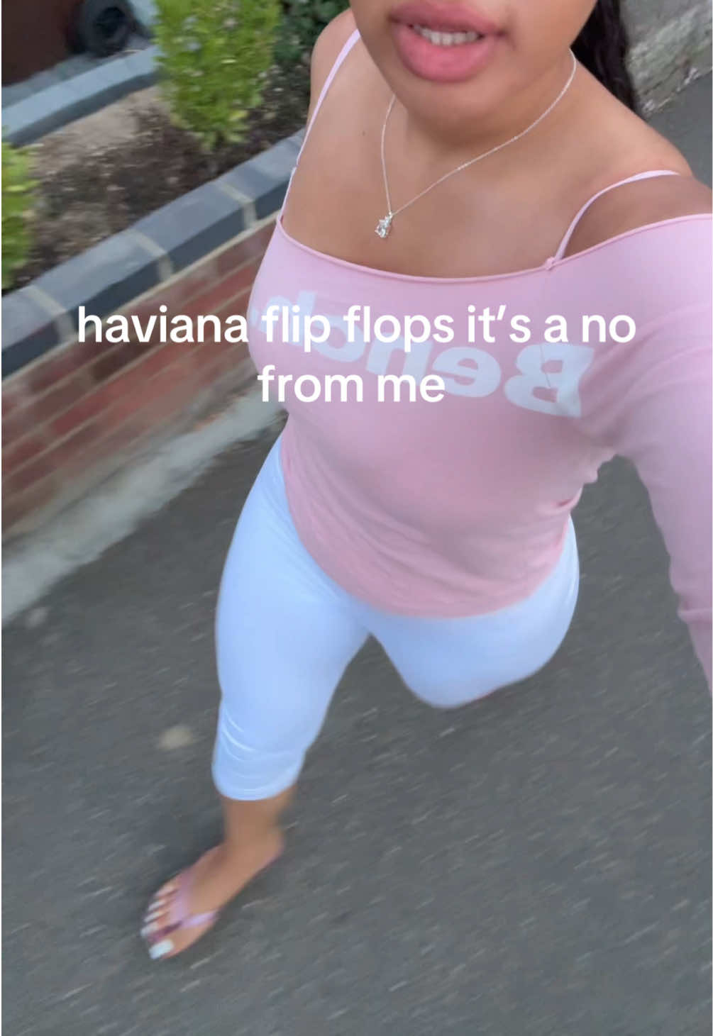 I dragged it with most expensive but it’s not really a bang for my buck yk #flipflops #girls #havianas 
