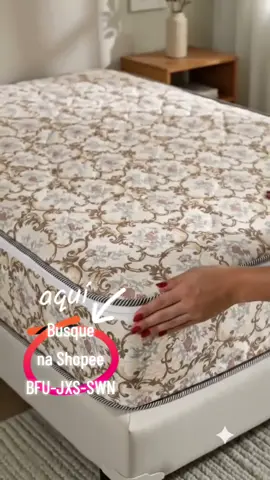 Capa de colchão casal e Solteiro com zíper Reforçado microfibra estampada. #capadecolchao #publicidade #shopeebrasil 