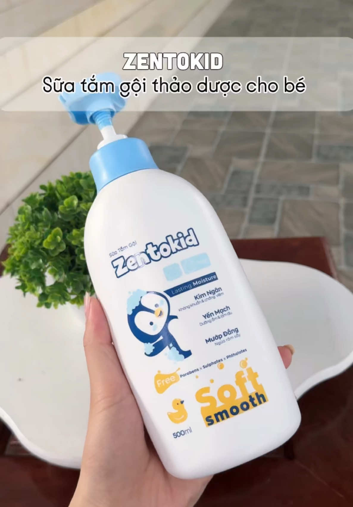 Sữa tắm gội thảo dược ZENTOKID #suatamgoichobe #suatamgoithaoduoc #suatamgoizentokid 
