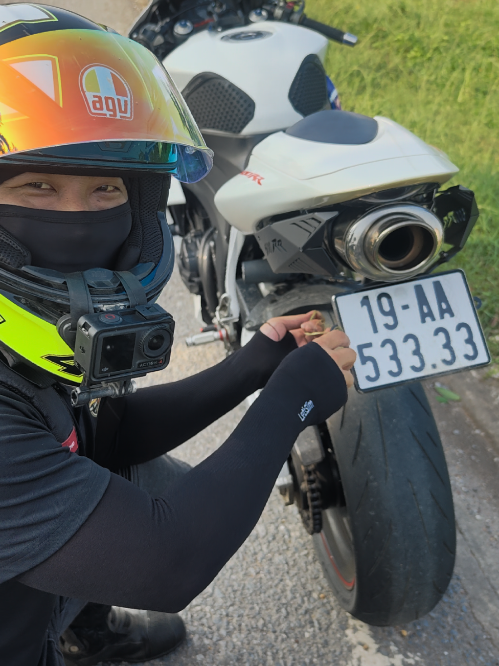 Cbr600rr gặo sự cố tại Tam Đảo . Anh em cuối tuần nước nôi #cbr600rr @Hê Hê @Nguyễn Hoàng 