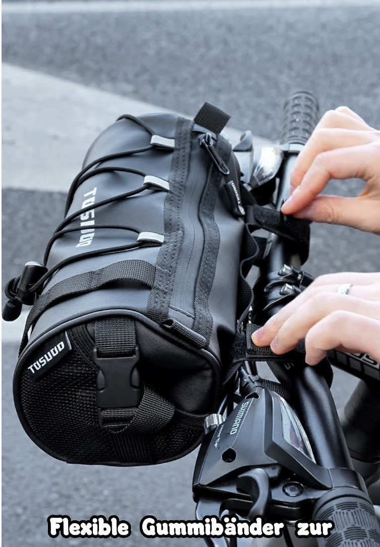 #bicycleaccessories #carbag #Bag #waterproofbag #largecapacity TOSUOD Bicycle handlebar bag 2 litres waterproof bicycle backpack handlebar bag bicycle bag suitable for road bike mountain bike gravel car electric bicycle front bag reflective large capacity lightweight with Velcro bicycle accessories