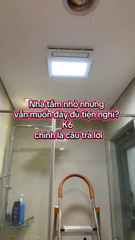 Nhà tắm nhỏ nhưng  vẫn muốn đầy đủ tiện nghi?  K6  chính là câu trả lời#nhàvesinh #thietbiphongtam #quatsuoi #NoiThat 