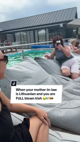 Trying to communicate with my Lithuanian mother-in-law when neither of us has a clue what the other one is saying 😂 Somehow we still understand each other in the end ❤️ This is married life in an Irish Lithuanian family 😂 #IrishInLithuania #LithuanianFamily #MotherInLaw #IrishTikTok #CouplesHumor @lionecislikauskie 