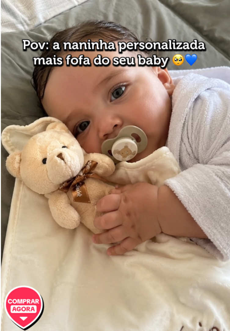 Naninha personalizada #naninha #baby #mundoazul💙 #maternidade