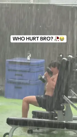 He entered his revenge arc 💀😭 (via @bigbrahhh/IG) #gym #GymTok #heartbroken #funny #weightslifting 