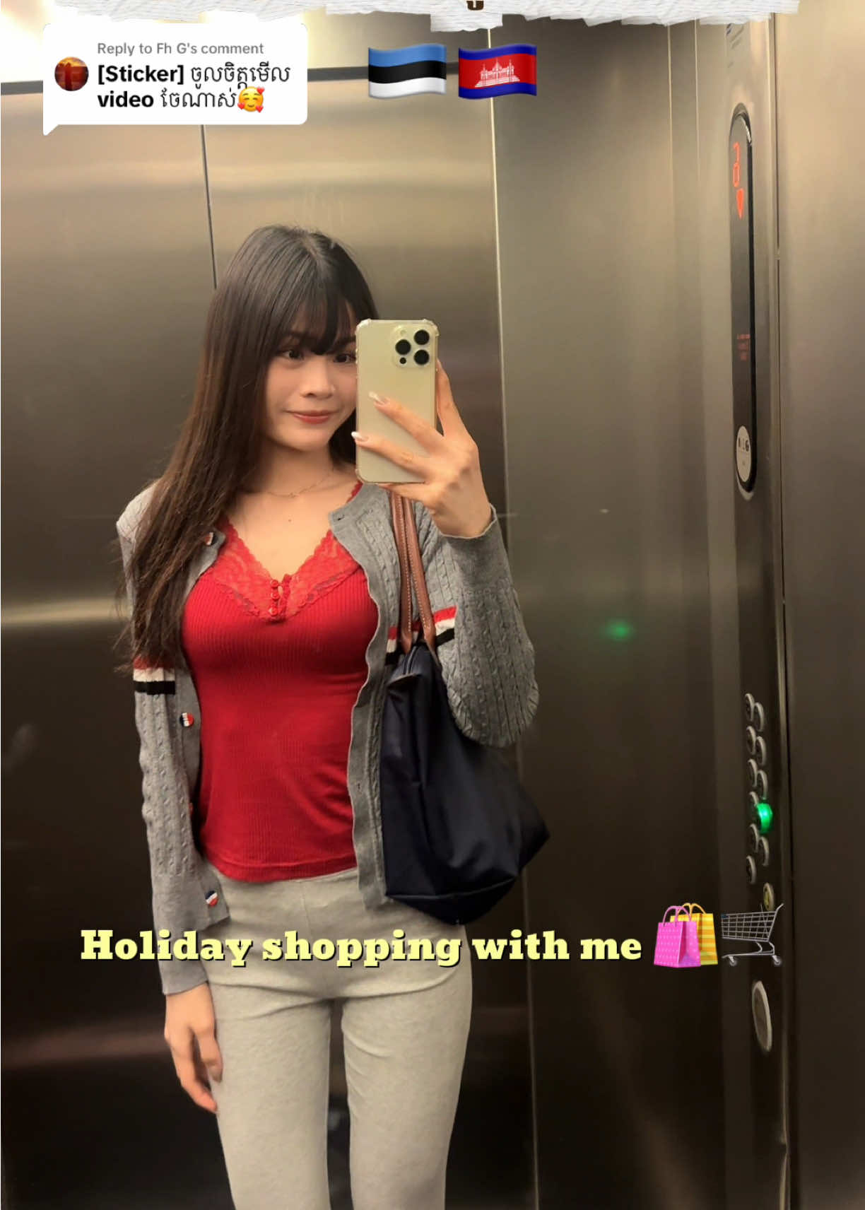 Replying to @Fh G ថ្ងៃនេះថ្ងៃសម្រាកshopping day🛒💕 #Talkwithsalita #salitalivinginestonia