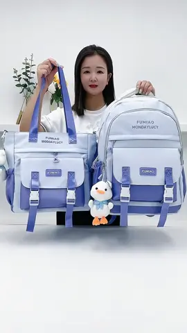Set combo balo 2 món tiện lợi #balohocsinh #combo2monbalo #balochobe #xuhuongtiktok 