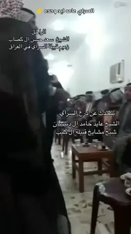 #الشيخ_عايد_دبيسان_شيخ_مشايخ_بيت_جليب #اماره_ربيعه #قبيله_السراي_التغلبيه #السراي 