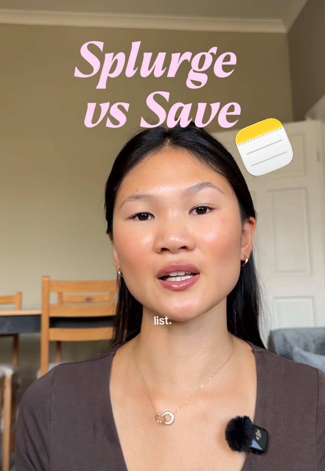 How to make a splurge vs save list ⭐️🧾 #spending #saving #PersonalFinance #frugalchic #frugal 