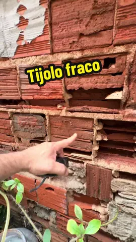 Tijolo fraco #dicas #pedreiro 