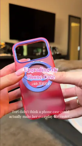 POV: You finally found a phone case that actually does it all. 🙌✨ I've been using the TORRAS Ostand Hue and it's quickly become my everyday essential. The magnetic stand makes filming, traveling, FaceTiming, and scrolling so much easier—while still being slim, protective, and aesthetic. TORRAS: Creator and World's No.1 Brand of Magnetic Stand Case. 💜 Finally, a case that does it all — slim, protective and aesthetic. @TORRAS  #TORRAS #OstandHUE #phonecase #iphone17 #colorcase