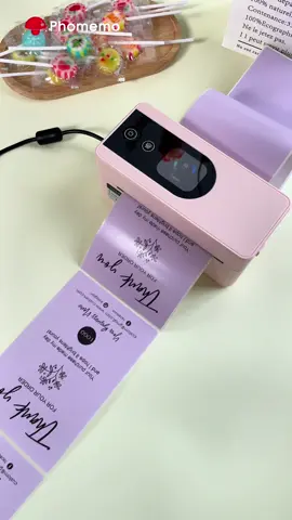 This machine Phomemo‘s PM64D💕🥊 #phomemo #labelprinter #labelmaker #smallbusinessowner #amazonseller 
