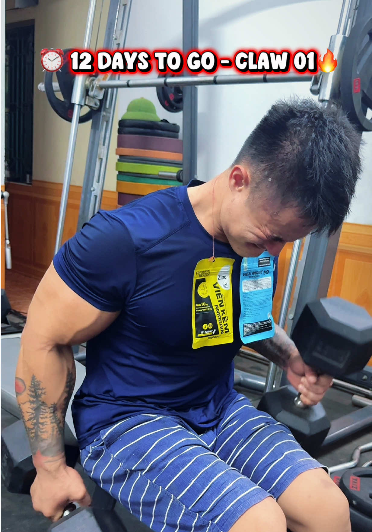 ⏰12 DAYS TO GO - CLAW 01🔥 Đếm ngược 12 ngày tới CLAW 01 tại Hà Nội (08/08)  Nhanh quá AE ạ ! #DuongDuc #OlegCherkasov #Armwrestling #Clawx #fyp