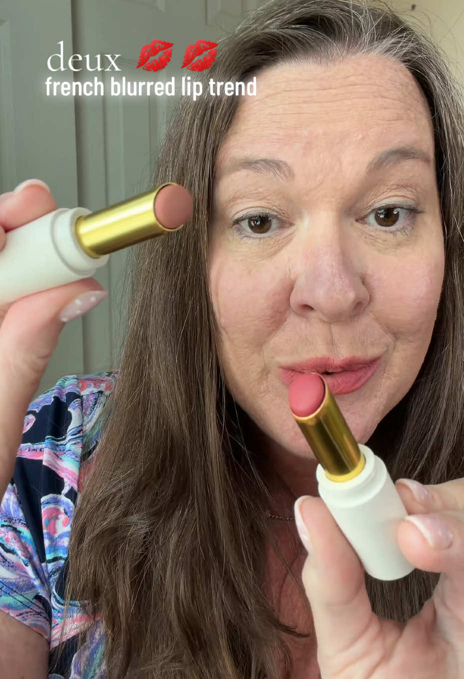 TWO [duex] Violette FR Bisou Balm bundle French blurred lipstick trend. #violettefr #bisoubalm #blurredlips #mattelipstick #TTSNationalLipstickDay 