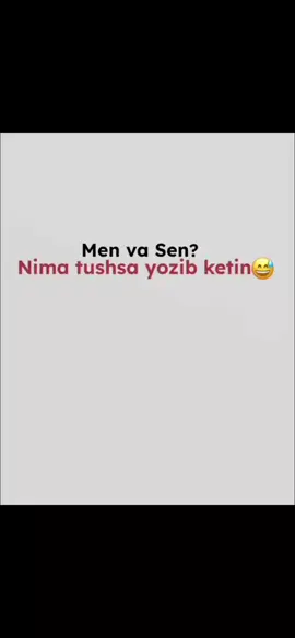 yozib ketilachi😅😅😁