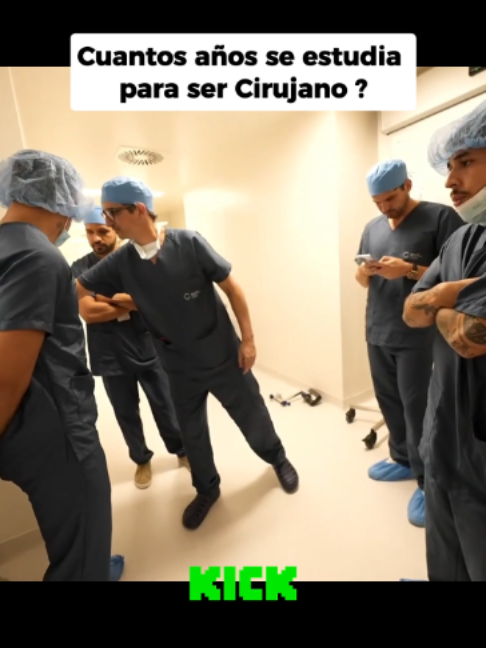 Cuantos años se estudia para ser Cirujano ? #westcol #kick #clips