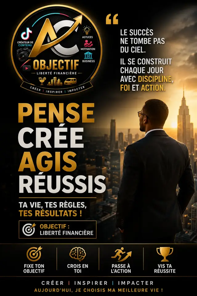 💰 Et si aujourd'hui était le début de ta nouvelle vie ? 🚀 Beaucoup rêvent de réussir, mais très peu passent à l'action. Toi, que choisis-tu ? 👇 Avec un téléphone 📱, une connexion Internet 🌐 et de la motivation 💪, tu peux apprendre à créer des revenus et avancer vers la liberté financière. Écris 