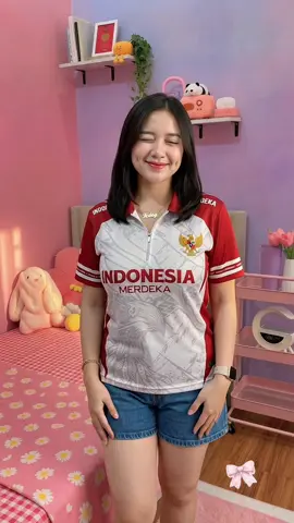 Rekomendasi jersey kemerdekaan 17 Agustus bahanya adem lembut dingin, yuk samaan kaya aku😍 #jersey #jerseykemerdekaan #jerseyindonesia #OOTD 