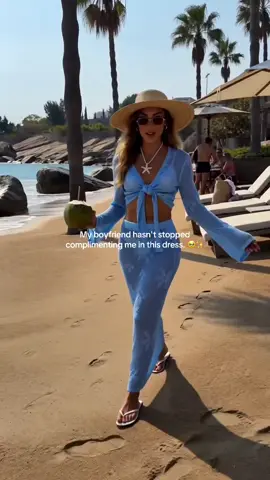 My boyfriend hasn't stopped complimenting me in this dress. 🥹✨#Weeklydeals #tiktokshopsummersale #outfit #beachgirl #2pieceset 