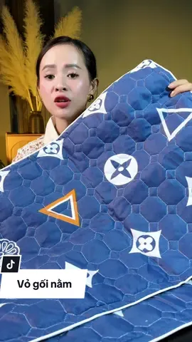 Vỏ gối 3 lớp chần bông #giadung #nguyenhien #vogoi #vogoikhoakeo 