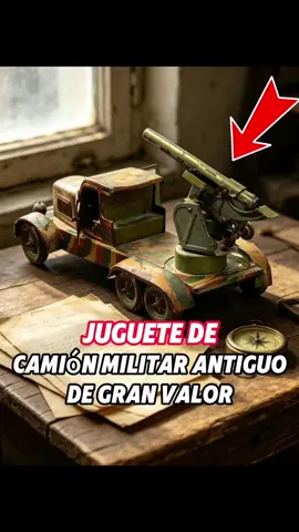 Juguete de camión militar antiguo de gran valor #collection#Pawnstars#collector#antique#collection
