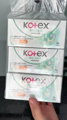 Kotex hàng ngày hộp 16 miếng ngăn mùi #bangvesinhhangngay #banghangngay #kotex #xuhuong 