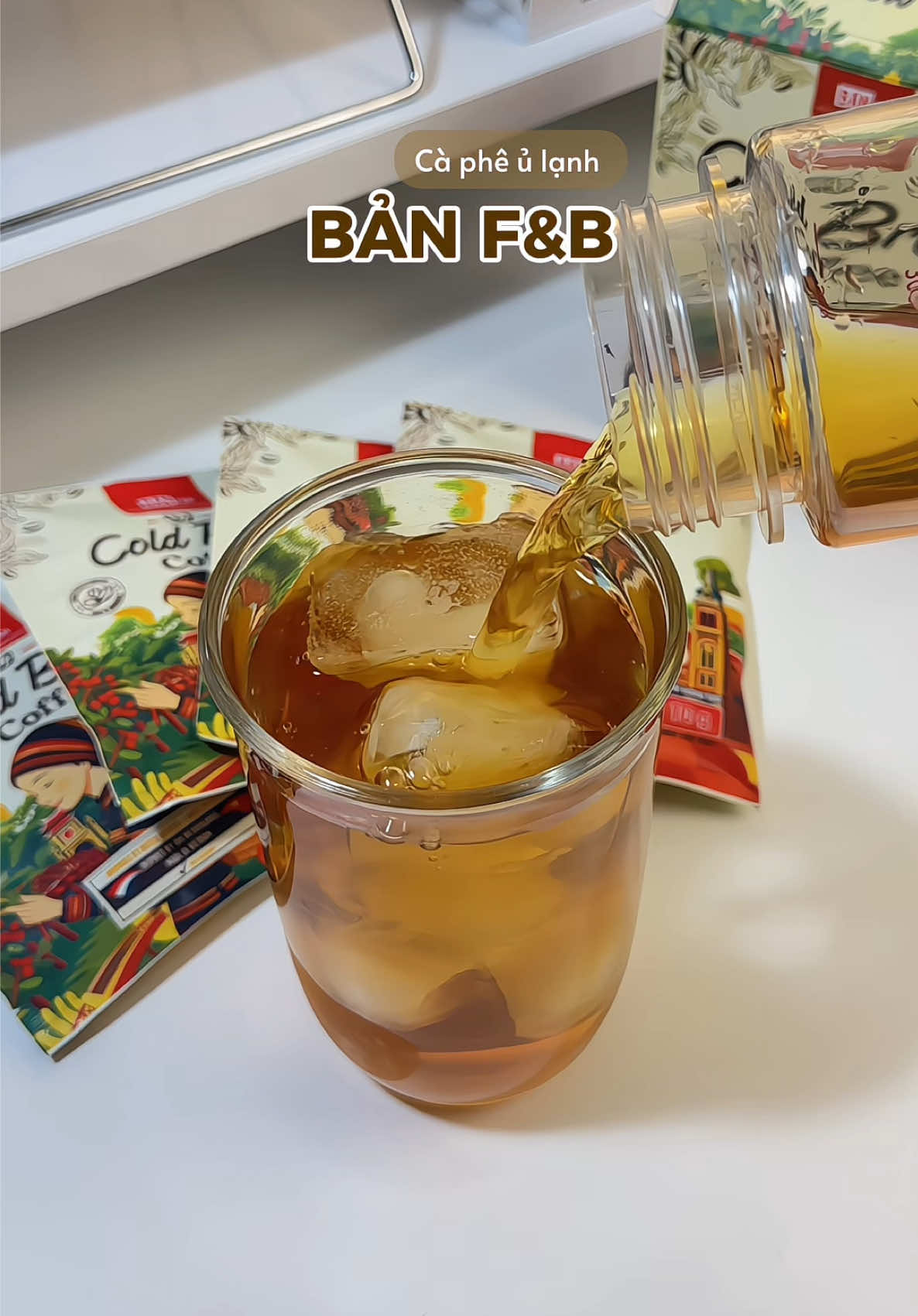 Cà phê ủ lạnh Bản F&B thơm ngon dễ uống hỗ trợ giữ dáng ☕️✨#capheulanh #coldbrew #banfb #xuhuong #capheulanhbanfb 