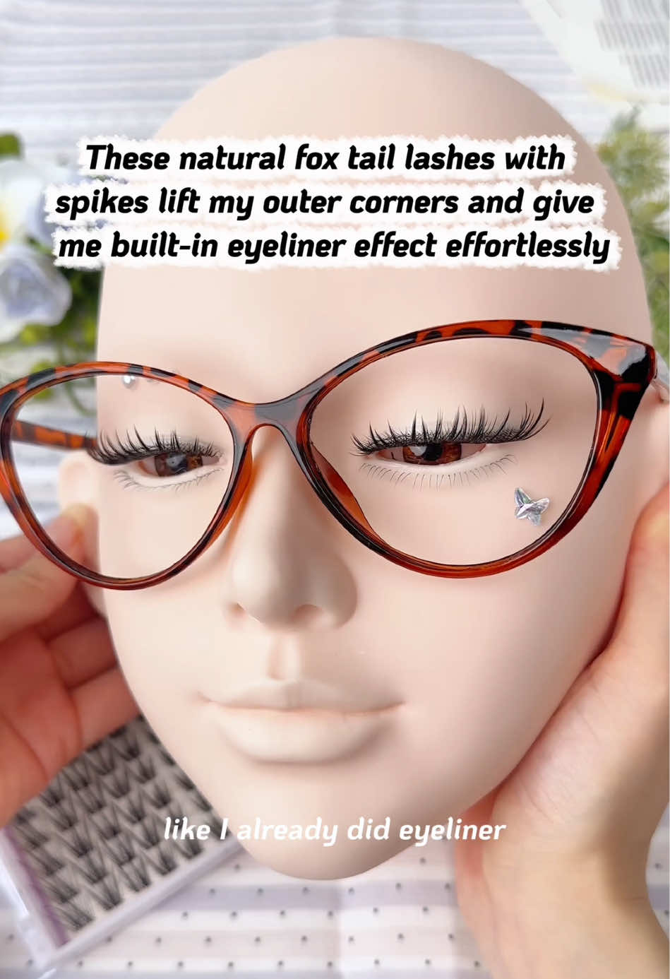 You look so charming with 👓 👑#bqlash #fpy #makeup #beautytips #lashes 