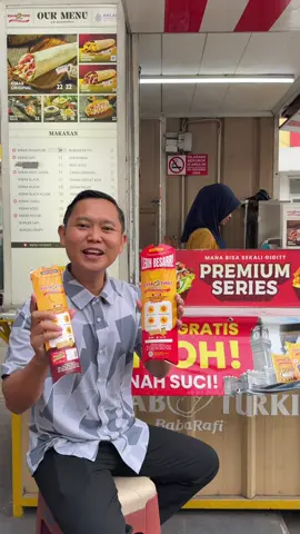 Menu terbaru di kebab Turki baba rafi lebih besar!!!