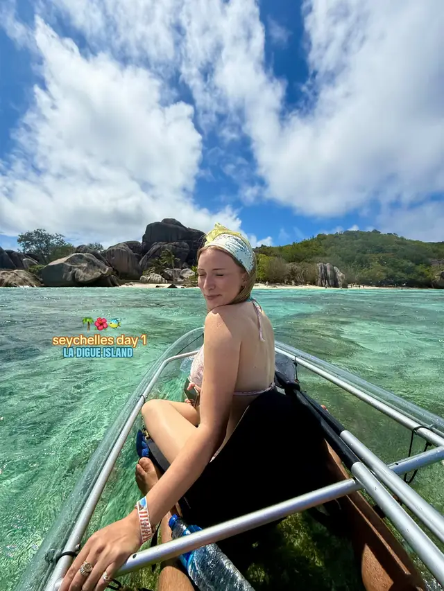 Seychelles, day 1 in La digue 🐠 #seychelles #ladigue #seychellestiktok🇸🇨 #travel #dayinmylife 