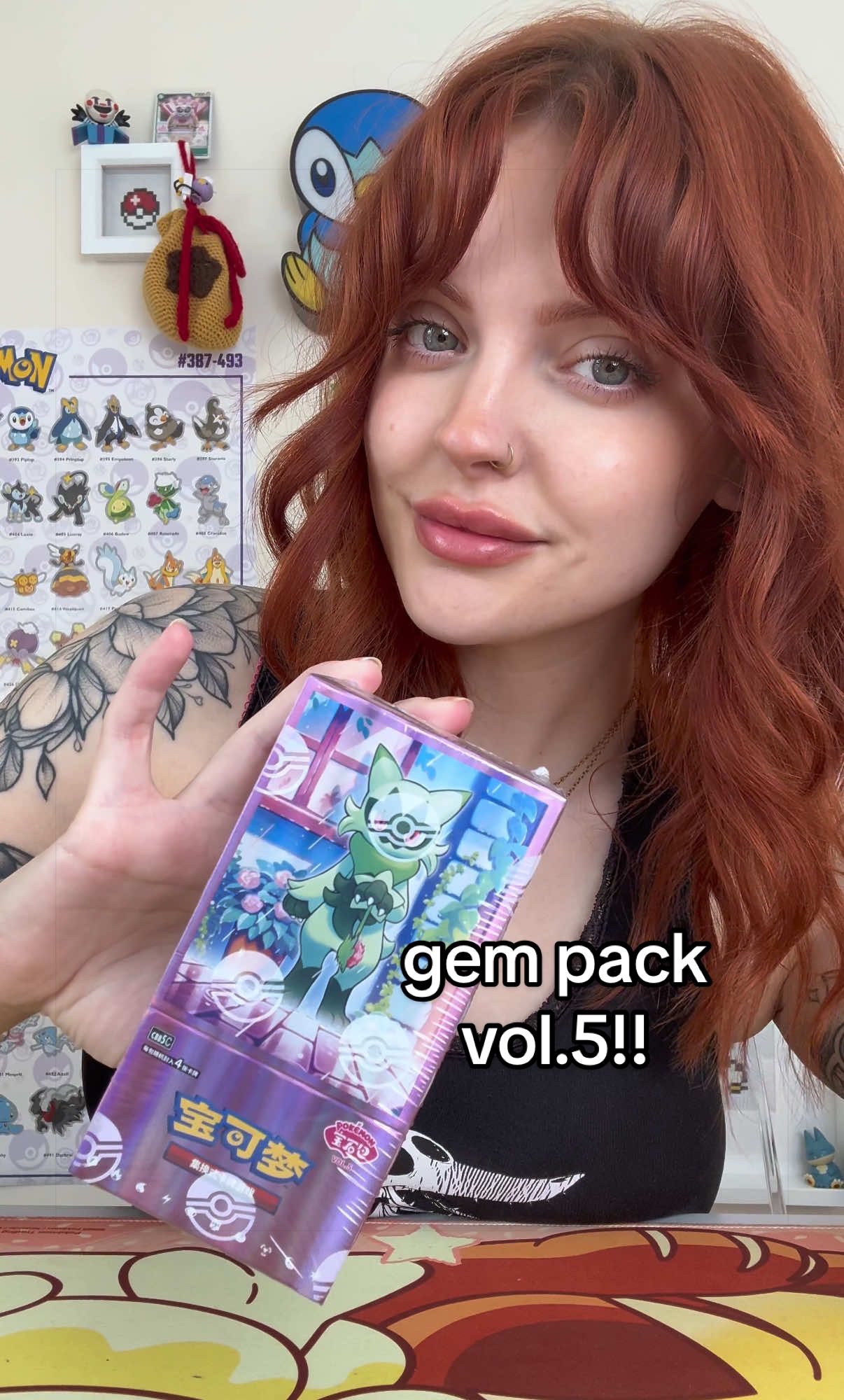 i loveeeee a chance to get an exclusive 👀 #gempack #gempack5 #pokemonopening #pokemonunboxing #pokemontcgcommunity 