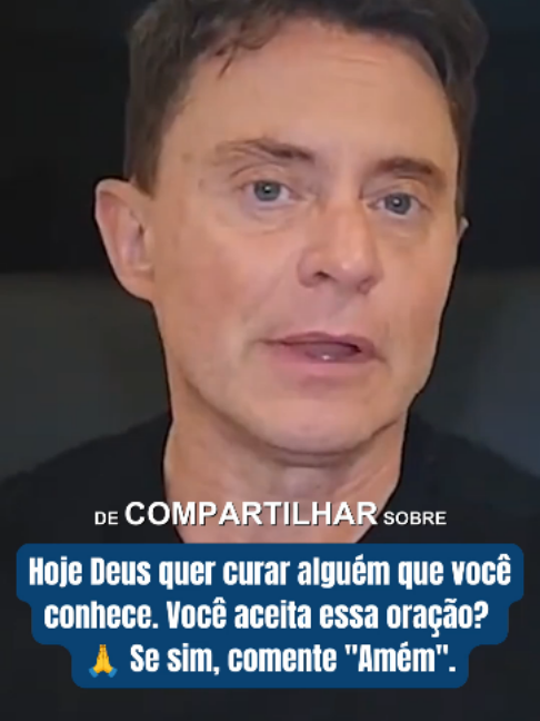 🙏 Se você não tem vergonha de dizer que *Deus* é tudo na sua vida, escreva *