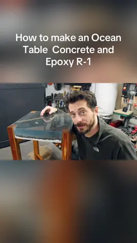 How to make an Ocean Table  Concrete and Epoxy R-1