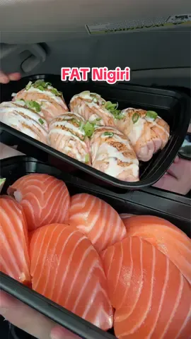 Viral FAT nigiri’s at Sushi & Joy in Las Vegas #Foodie #foodreview #sushi #lasvegasfood 