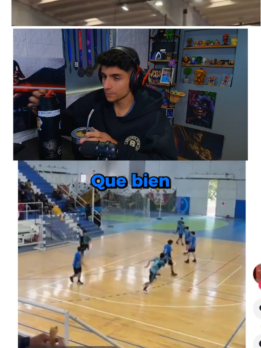 Tirasela que la agarra!! #contenido #humor #kick #handball 