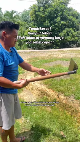 Mata bilah yang keras, sesuai untuk kerja2 kebun. Hanya perlu pasang batang cangkul sendiri. #cangkul #gardeningtools 