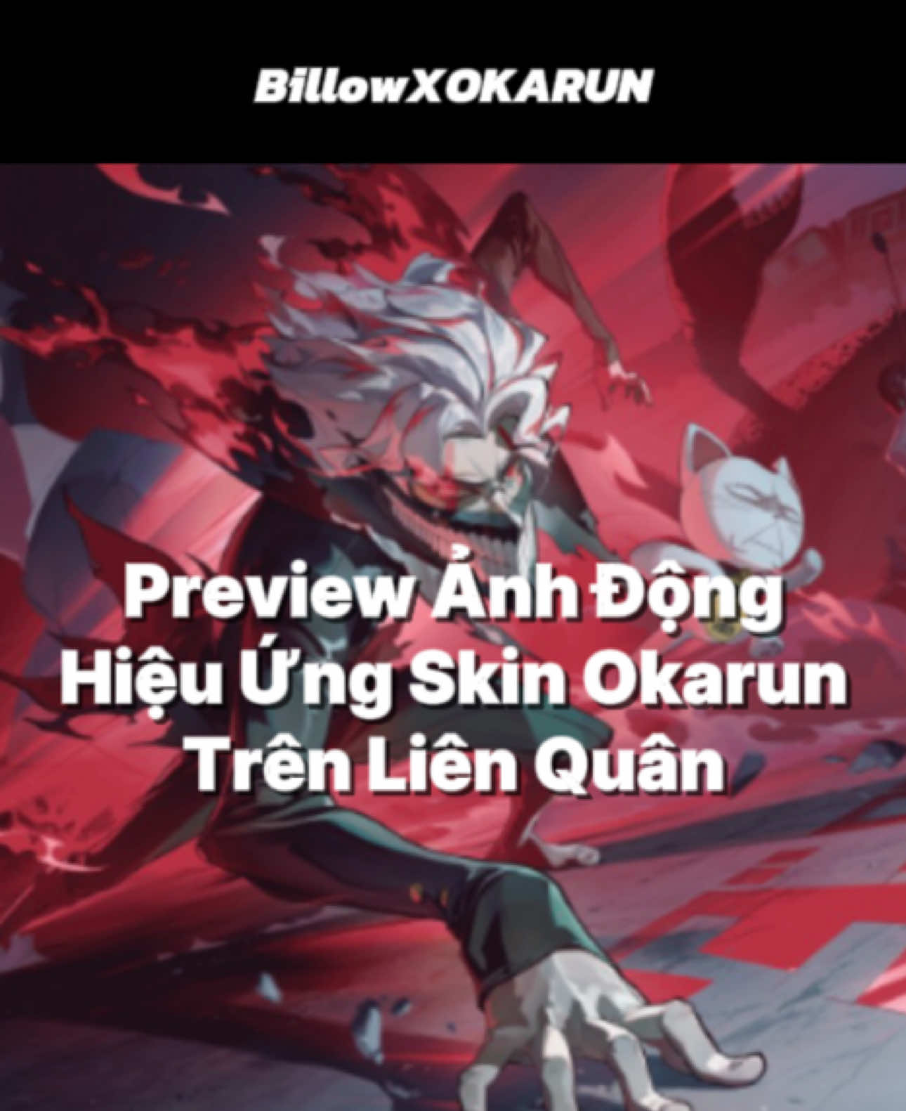 Preview Skin Billow Okarun                               #BillowXOKARUN_AUG                       - Thời gian diễn ra sự kiện: 01.08 - 31.08.2026 - Sự kiện quay lấy điểm khám phá và đổi quà, tương tự như lần hợp tác AOT #ddts1 #DANDADAN #hoptacdacbietngayhoilienquan  #billowxokarun  ©New KING of BOSS
