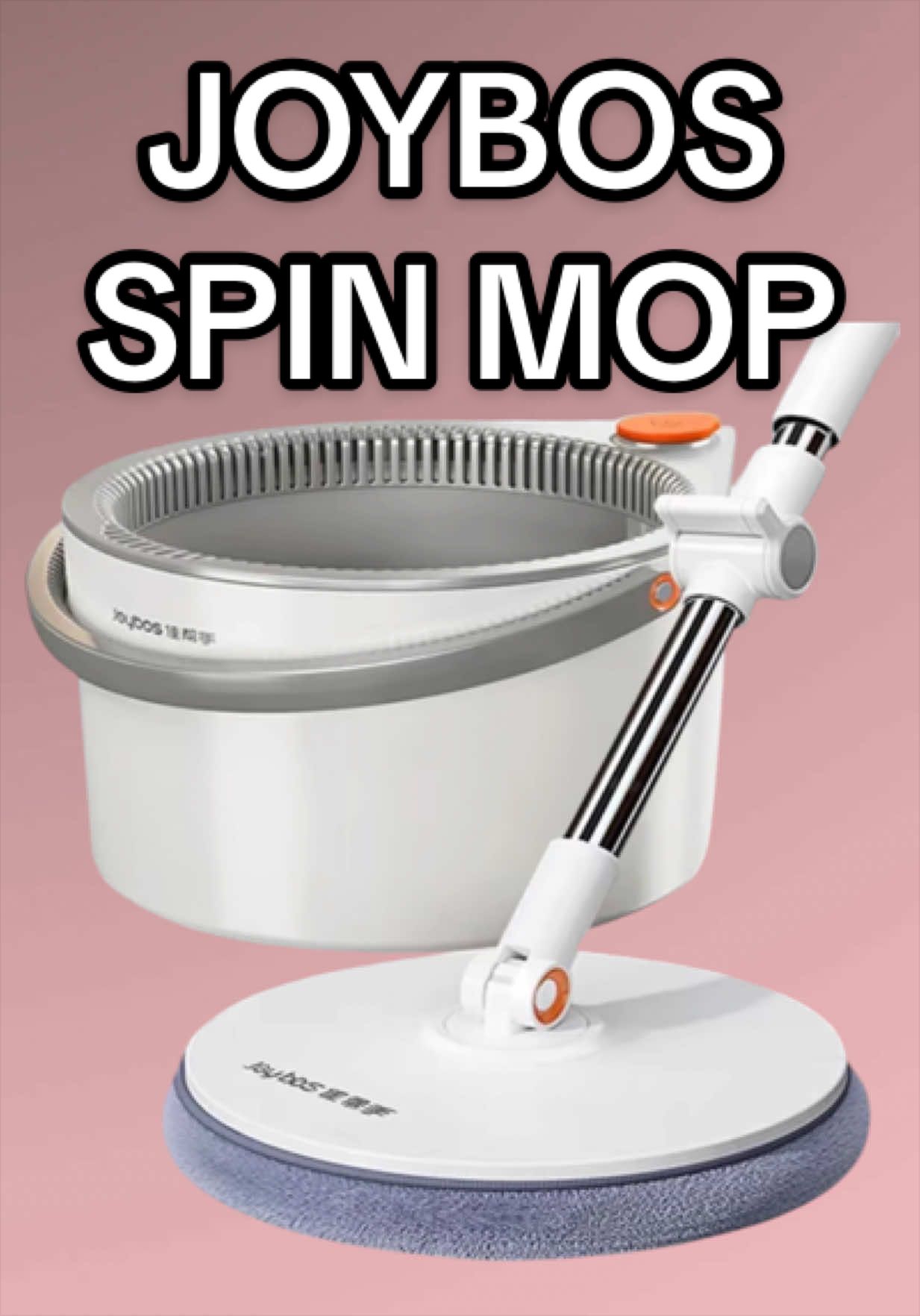 SOBRANG DALI LANG GAMITIN 😍 Joybos M16 Plus Self-Wash Spin Mop Set No Hand-Washing, Clean & Dirty Water Separate, 360° Rotating, Anti-Bacteria, Stand Storage, 2 Microfiber Mops  #joybosmop #spinmop  #selfwashspinmop #floormop #mommymarg 