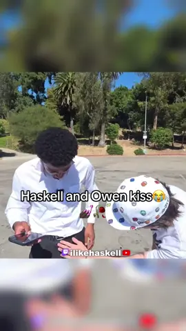 Why did it make that noise😭#kiss #haskell #trapqueenowen