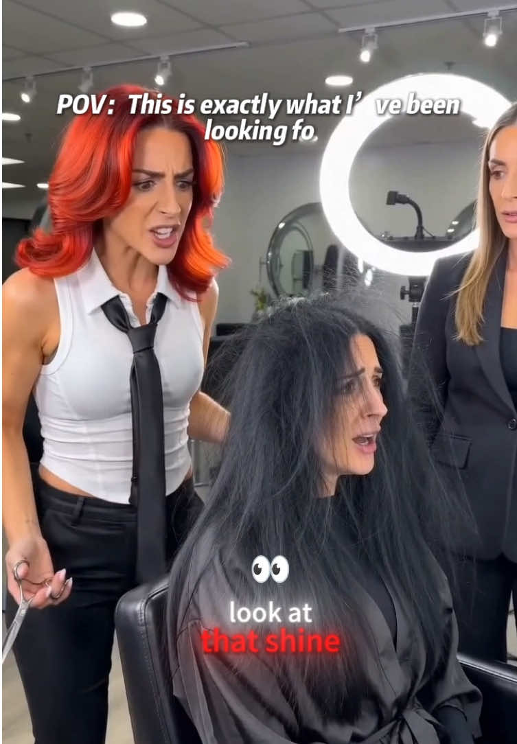 I was ready to give up on my hair… then this happened 😳 #hair #dryhair #hairoil #tiktokshop #uscell 