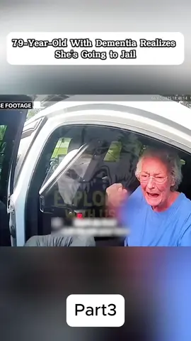 79-Year-Old With Dementia Realizes She's Going to Jail#cops #copsusa🚔🇺🇸 #policeofficer #bodycam #foryou
