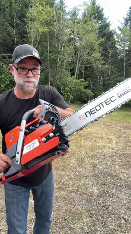 NEOTEC NH872 70cc Professional Gas Chainsaw, 5.3HP Heavy-Duty Chain Saw with 24/28 Inch Bar & Chain Options for Logging, Tree Felling, Wood Cutting & Farm Work, Compatible with 372XP Parts.    #chainsaw #firewood #tools #summerfinds #tiktokshopcreatorpicks @Neotec_us @Neotec @Neo-tec Garden 